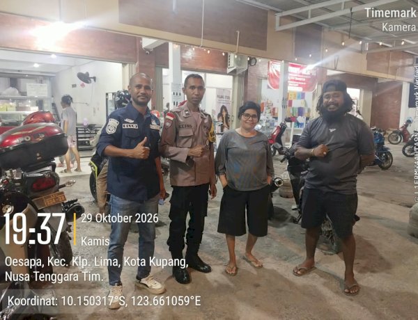 Kedepankan Problem Solving, Bhabinkamtibmas Oesapa Fasilitasi Penyelesaian Masalah Lahan Parkir.