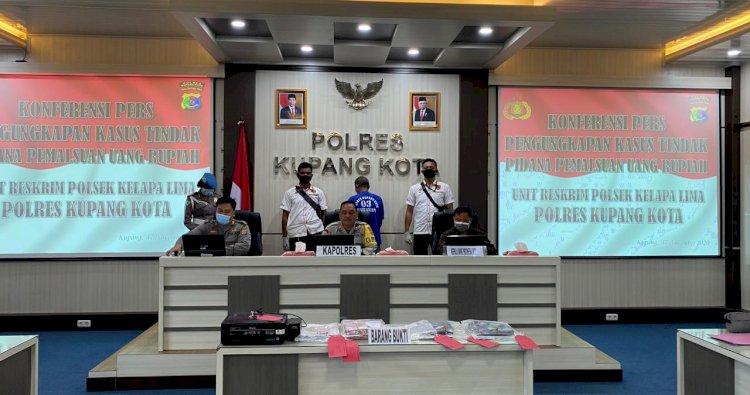 Kasus Pemalsuan Uang Sebanyak 353 Juta Rupiah Lebih di Wilayah Kota Kupang, Berhasil Diungkap Oleh Unit Reskrim Polsek Kelapa Lima