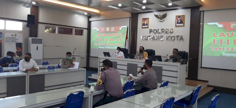 Upaya Antisipasi Pencegahan Covid-19, Polres Kupang  Kota  Aktifkan 51 Kelurahan Tangguh Nusantara Di Kota Kupang
