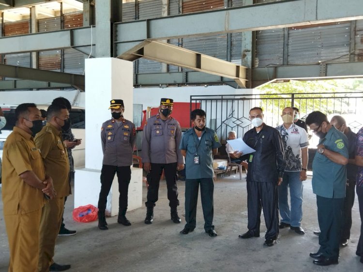 Personil Polres Kupang Kota Kawal dan Laksanakan Pengamanan Sita Eksekusi Objek Sengketa Pekara Perdata Oleh PN Kupang Kelas 1A