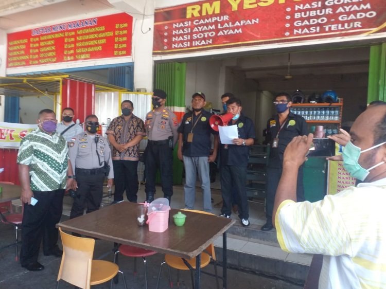 Personel Polres Kupang Kota Amankan Giat Eksekusi Risalah Lelang Obyek sengketa Oleh Pengadilan Negeri Kelas I A Kupang