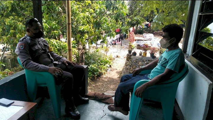 Wujudkan Keamanan dalam Lingkungan Bhabinkamtibmas Kelurahan Airnona Sambang Warga Binaan
