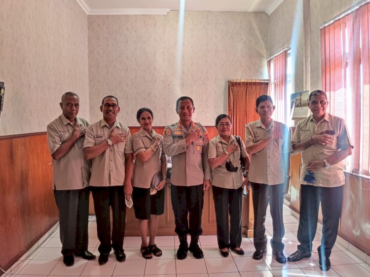 Kapolresta Kupang Kota Menerima Kunjungan Silaturahmi Dari Keluarga Besar Purnawirawan Polri (KBPP).