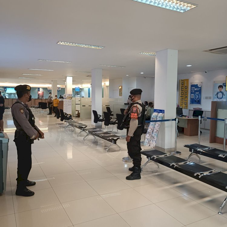 Unit Pam Obvit Sat Samapta Polresta Kupang Kota Laksanakan Pengamanan Rutin.
