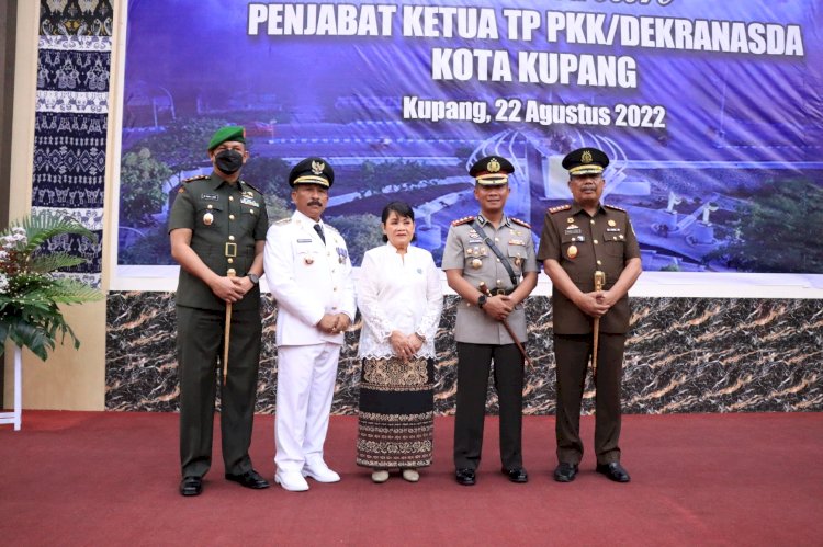 Kapolresta Kupang Kota Hadiri Pengambilan Janji Jabatan Serta Pelantikan Penjabat Walikota Kupang