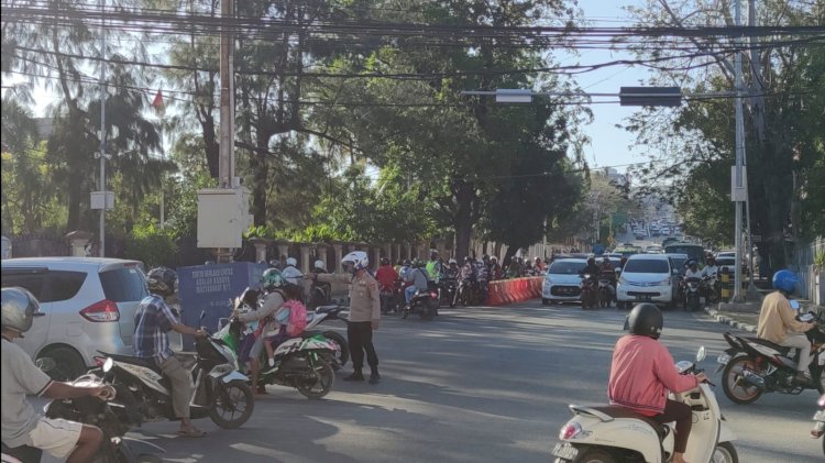 Pemkot Laksanakan GMG, Kapolresta Pimpin Anggotanya Antisipasi Kemacetan
