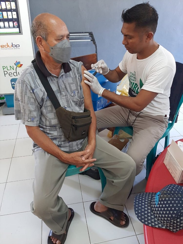 Polresta Kupang Kota Mulai Pelayanan Vaksinasi COVID-19 di Kelurahan Oesapa Barat