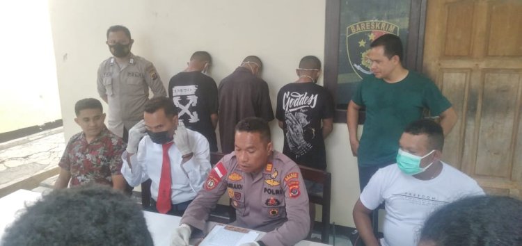 Polsek Kelapa Lima “Pres Release” Pencurian Sepeda Motor Honda Scoppy di TPI Oeba
