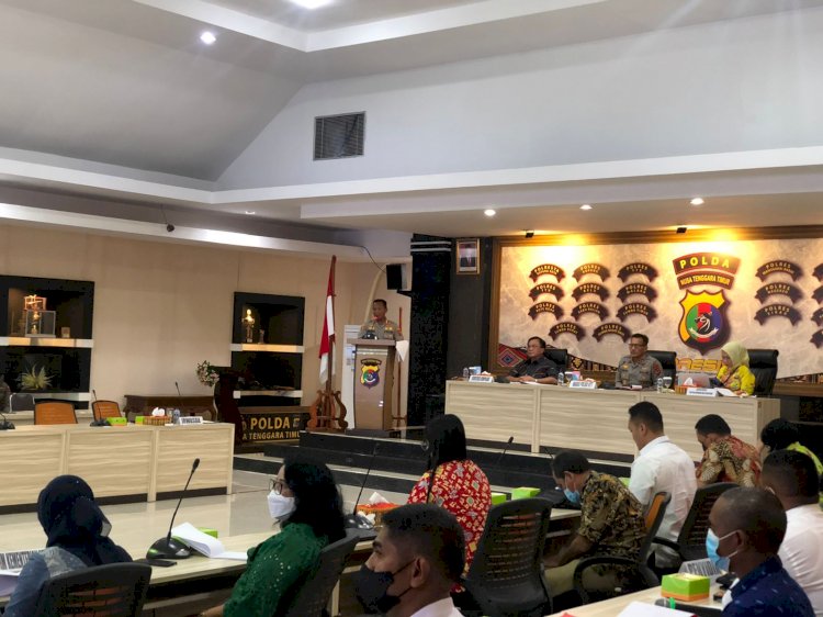Kapolresta Hadiri Pelaksanaan Kunjungan Kerja Tim Kompolnas dan Kemen PPPA di Polda NTT