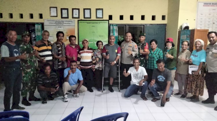 Jalin Silaturahmi,  Kapolsek Alak Bincang Kamtibmas Bersama Warga Di Kantor Lurah Nunhila
