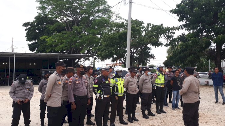 Polresta Kupang Kota Laksanakan Pengamanan Kegiatan Colour Run Hotel Kristal Kupang