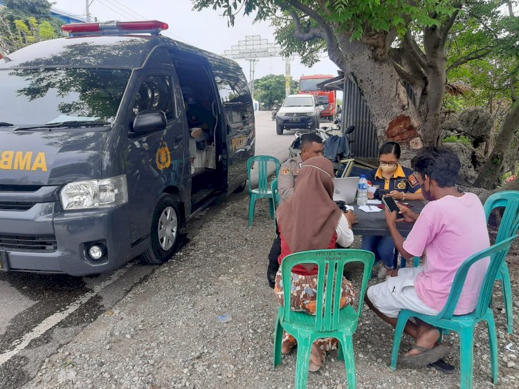Klinik Polresta Kupang Kota Kembali Laksanakan Vaksinasi Door To Door