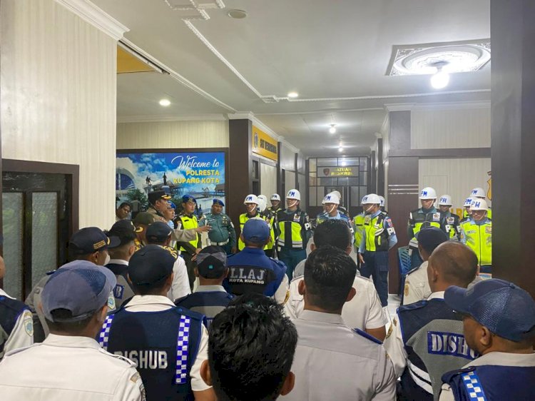 Malam Pergantian Tahun, Polresta Kupang Kota  Kerahkan 606  Personel Lakukan Pengamanan
