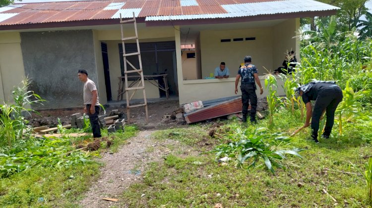 Pos Polisi Baemopu Kelurahan Lasiana Kembali Diaktifkan Setelah Lama Facum