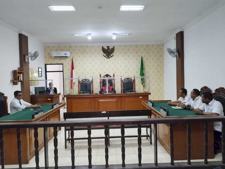 Polresta Kupang Kota Menangkan Sidang Pra Peradilan Di PN Kupang.