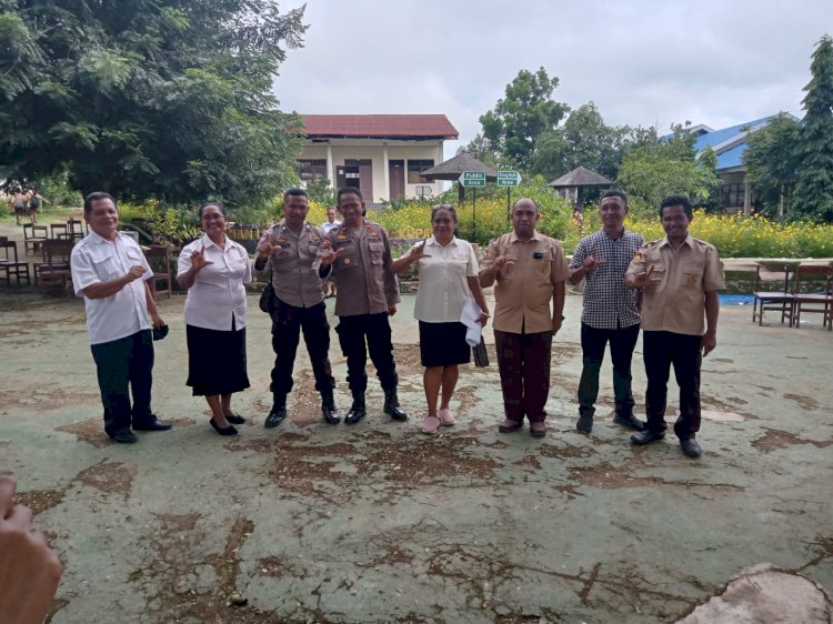 Sampaikan Himbauan Kamtibmas, Jumat Curhat Kapolsek Maulafa Bersama Kepala SMA Negeri 6