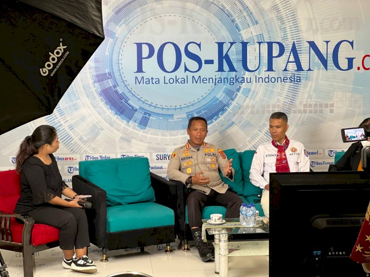 Narasumber Dalam Acara Podcast, Kapolresta Kombes Krisna Sampaikan 4 Permasalahan Kamtibmas di Kota Kupang