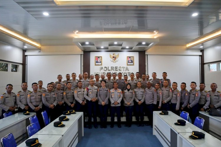 39 Siswa SIP Angkatan 52 Laksanakan Latihan Kerja di Polresta kupang Kota.