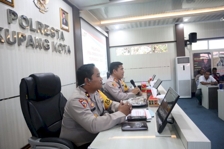 Wakapolresta Kupang Kota Buka Pelatihan Pra Operasi, Dalam Menanggulangi Penyakit Masyarakat