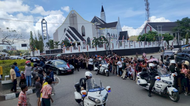 Kunker Presiden Joko Widodo, Personel Polresta Kupang Kota Amankan Rute Perjalanan dan Lokasi Kegiatan