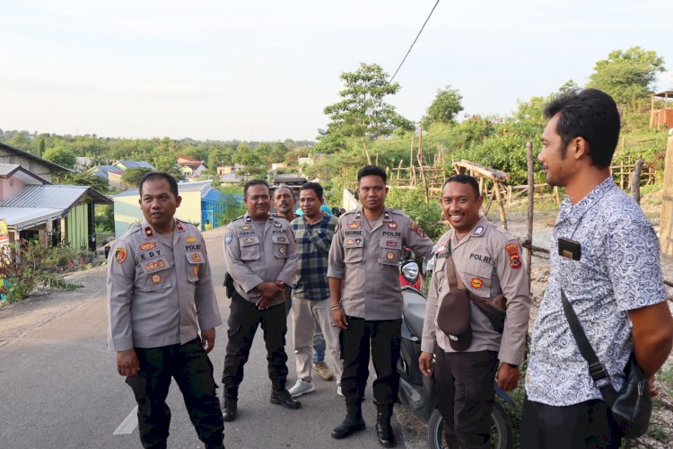 Polresta Kupang Kota Amankan Kampanye Tatap Muka di Kelurahan Batuplat.