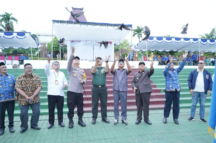 Komitmen Netralitas ASN/PTT, Kapolresta Kupang Kota Ikuti Deklarasi Pemilu Damai 2024