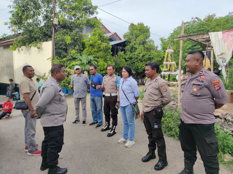 Satgas OMB Polresta Kupang Kota Laksanakan Pengamanan Kampanye  Tatap Muka di Sejumlah Lokasi