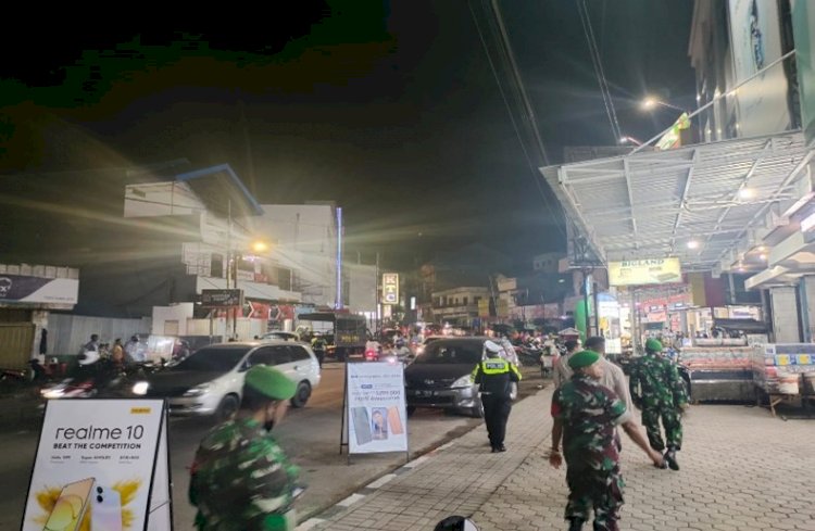 Personel Gabungan TNI dan Polri, Patroli Bersama Wujudkan Kamtibmas Kondusif