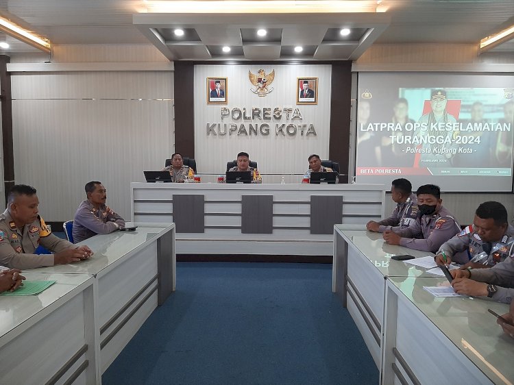 Segera Gelar Operasi Keselamatan Turangga, Polresta Kupang Kota Laksanakan Latpraops