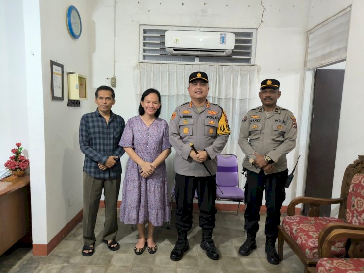 Kapolresta Berkunjung ke Gereja GMIT Kota Kupang dan Bersilaturahmi