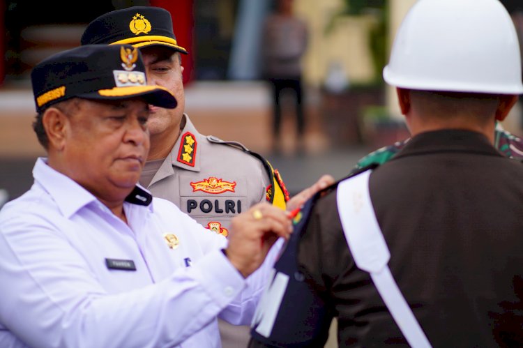 Operasi Ketupat Turangga, Wali Kota Kupang Pimpin Apel Gelar Pasukan