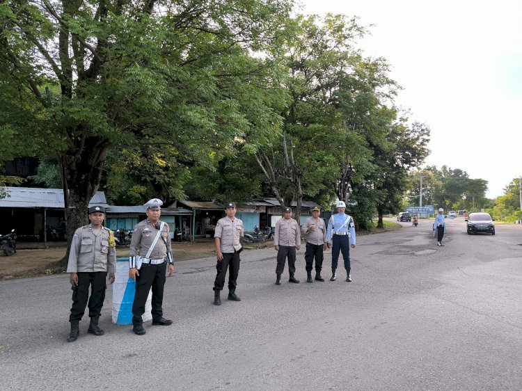 Polresta Kupang Kota Lakukan Pengamanan di 13 Lokasi Pelaksanaan Sholat Ied