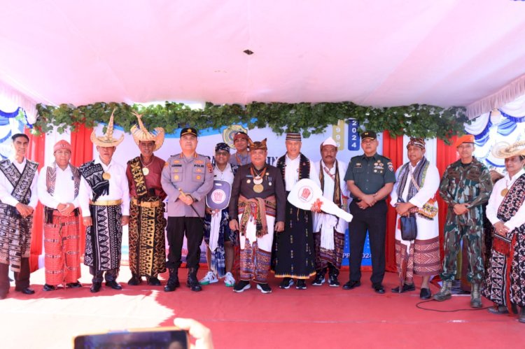 Kapolresta Kombes Aldinan Manurung Hadiri Upacara Peringatan HUT dan Hari Jadi Kota Kupang Tahun 2024