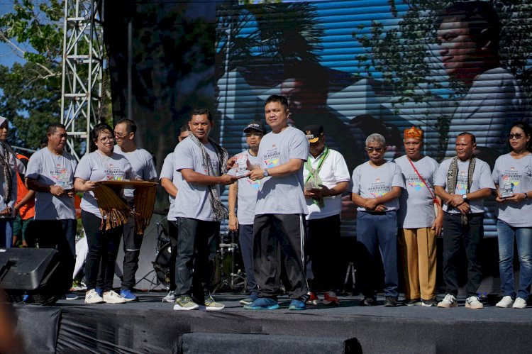 Kapolresta Kombes Aldinan Manurung Hadiri Peluncuran Si Sepe, yang Jadi Maskot Pilkada Kota Kupang