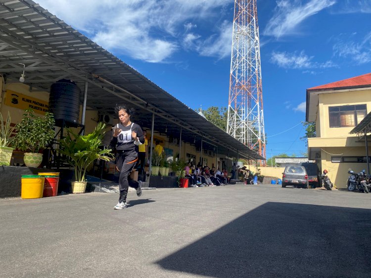 Tes Kesamaptaan Jasmani Berkala, Personel Polresta Kupang Kota Dituntut Memiliki Kebugaran Tubuh yang Prima