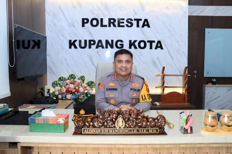 Kapolresta Kombes Aldinan Manurung Ucapkan Selamat Atas Pelantikan Uskup Agung Kupang