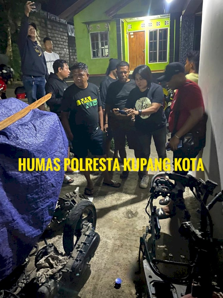 Curi dan Preteli Sepeda Motor, Jatanras Polresta Kupang Kota Amankan 2 Pelaku