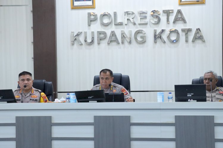 Asistensi Pilkada dan Pemenuhan Personel, Karo SDM Polda NTT Datangi Mapolresta Kupang Kota