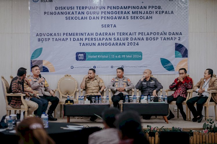 Hadiri Diskusi Terpumpun Pendampingan PPDB, Kapolresta Kupang Kota Turut Serta tandatangani Pakta Integritas Komitmen Bersama.