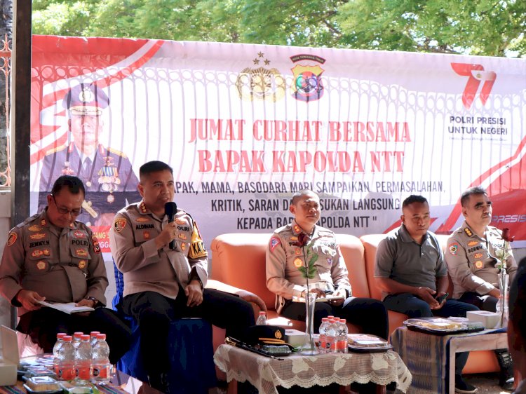 Jumat Curhat Bersama Warga, Kapolresta Segera Terjunkan Personel Lantas di Lasiana