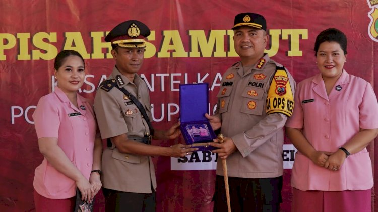 Kedepankan Kepentingan Masyarakat dalam Pelayanan, Pesan Kapolresta Kombes Aldinan Manurung dalam Acara Pisah Sambut Kasat Intelkam