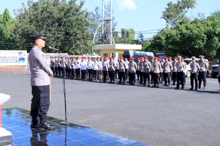 Jadilah Polisi yang Solutif Bagi Masyarakat, Arahan Apel Anev Kapolresta Kupang Kota