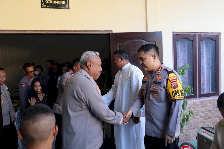 Perkuat Iman dan Taqwa, Polresta Kupang Kota Rutin Gelar Binrohtal Bagi Personel