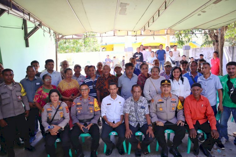 Kapolresta Kombes Aldinan Manurung Berikan Pencerahan Kepada Warga yang Bertikai di Penfui