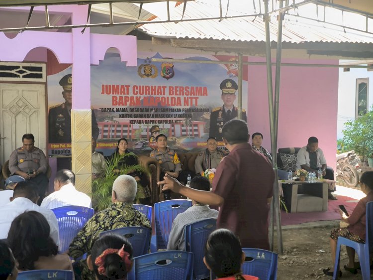 Kapolresta Kupang Kota Hadir dan Mendengar Langsung Curahan Hati Warga Oepura