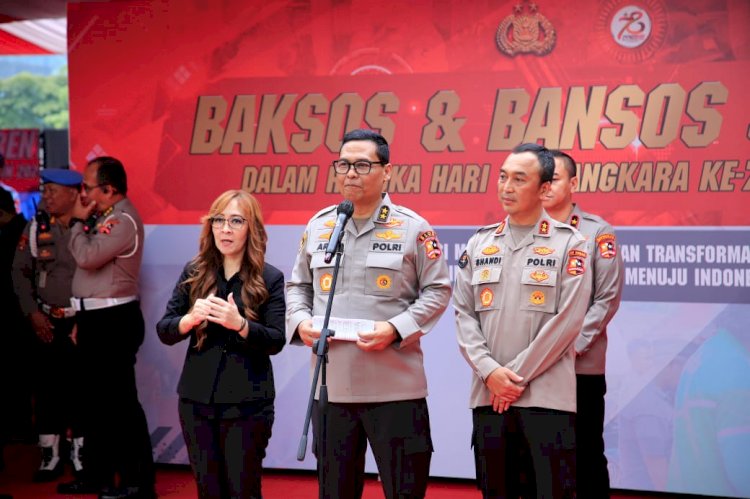 Polri Bedah Rumah Sebanyak 558 Bangunan dalam Rangka Hari Bhayangkara ke-78