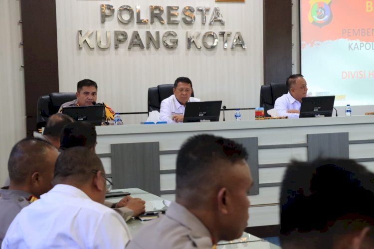 Divkum Polri Sosialisasi Teknik Penyusunan Perpol di Polresta Kupang Kota