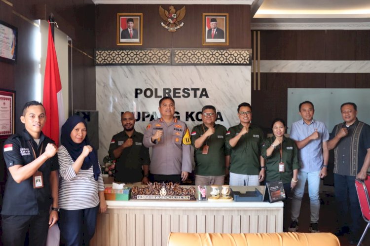 Jelang Pilkada Serentak, Kapolresta Kombes Aldinan Audiens dengan Bawaslu Kota Kupang