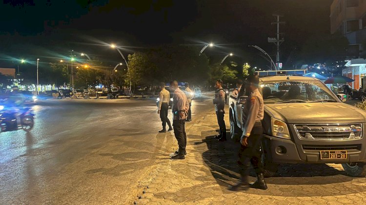 Patroli Malam Sat Samapta, Cegah Gangguan Kamtibmas di Kota Kupang