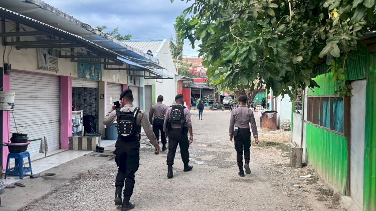 Patroli Samapta Polresta Kupang Kota, Antisipasi Judi Sabung Ayam